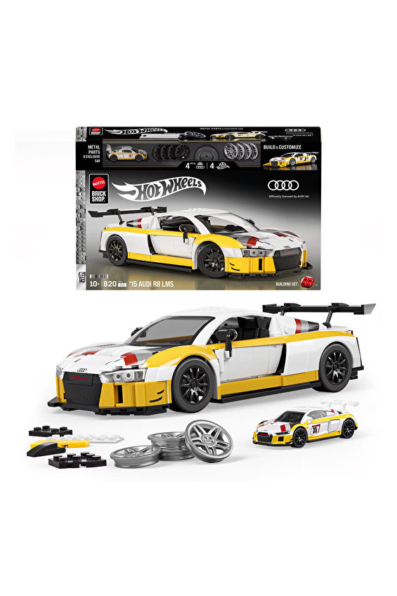 Hot Wheels Brick Shop Elite Serisi 15 Audi R8 LMS JFT18 Hot Wheels Brick Shop Elite Serisi 15 Audi R8 LMS JFT18
