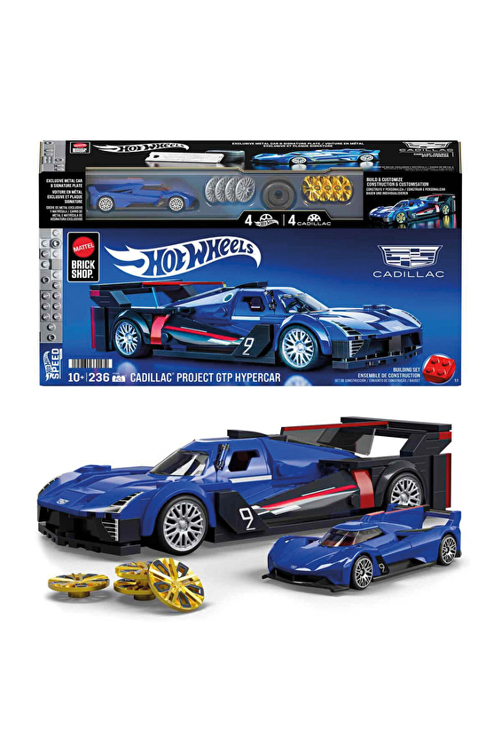 Hot Wheels Mattel Brick Shop Speed Serisi Cadillac Project GTP Hypercar Hot Wheels Mattel Brick Shop Speed Serisi Cadillac Project GTP Hypercar