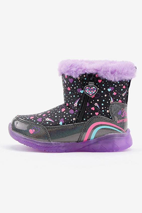 Skechers İllumi-Brights Çocuk Bot 302656N-BKLV Skechers İllumi-Brights Çocuk Bot 302656N-BKLV