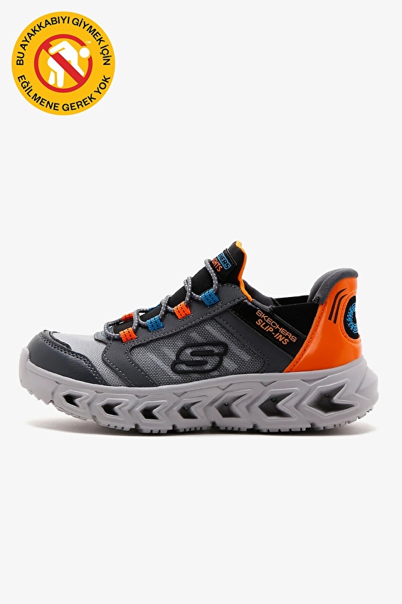 Skechers Çocuk Hypno Flash 2 0 Ayakkabı 403843L CCOR Gri/turuncu Skechers Çocuk Hypno Flash 2 0 Ayakkabı 403843L CCOR Gri/turuncu