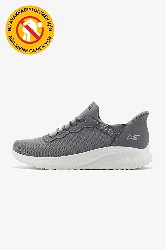 Skechers Slip-ins Bobs Squad Chaos Erkek Ayakkabı 118300 GRY Gri Skechers Slip-ins Bobs Squad Chaos Erkek Ayakkabı 118300 GRY Gri