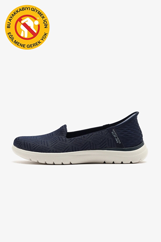 Skechers Kadın On The Go Flex Ayakkabı 138182 NVW Lacivert Skechers Kadın On The Go Flex Ayakkabı 138182 NVW Lacivert
