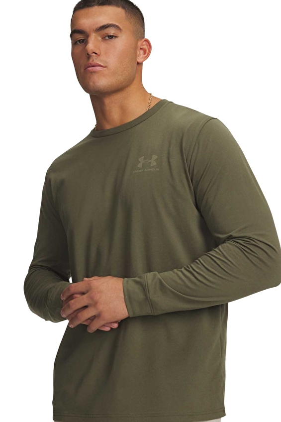 Under Armour Loose Fit Erkek Sweatshirt 1329585 391 Haki Under Armour Loose Fit Erkek Sweatshirt 1329585 391 Haki
