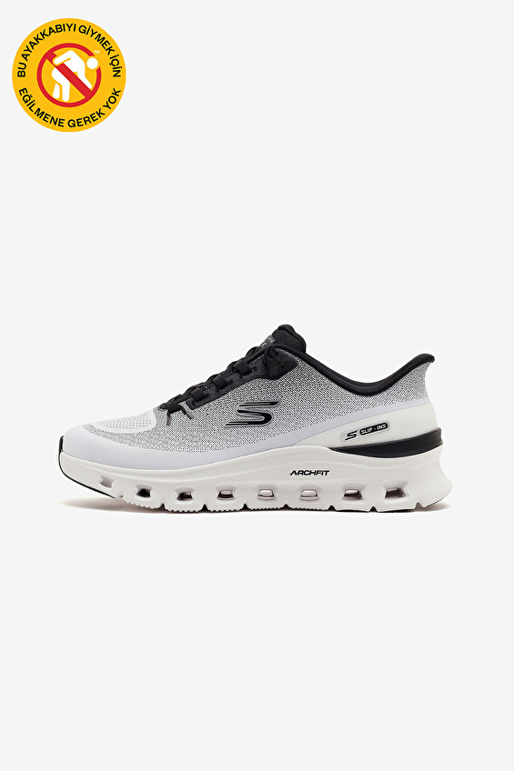 Skechers Erkek Glide Step Slip ins Ayakkabı 233110 WBK Beyaz/siyah Skechers Erkek Glide Step Slip ins Ayakkabı 233110 WBK Beyaz/siyah