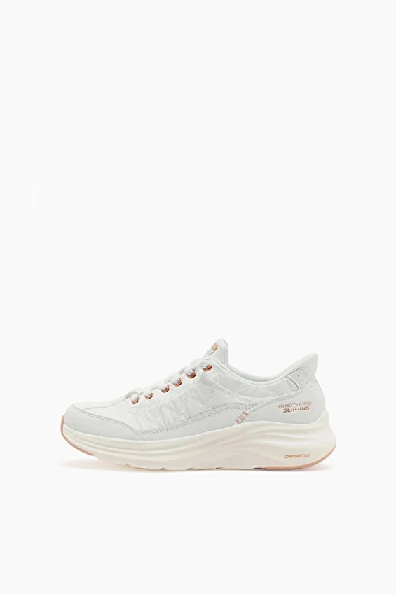 Skechers Kadın Contour Foam Slip ins Ayakkabı 150413 WTRG Beyaz