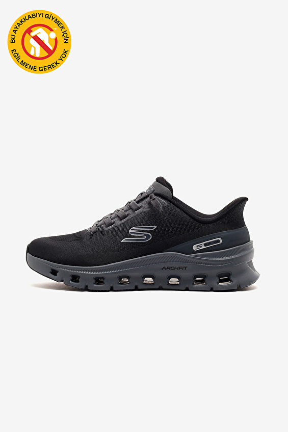 Skechers Erkek Glide Step Slip ins Ayakkabı 233110 BKCC Siyah/gri Skechers Erkek Glide Step Slip ins Ayakkabı 233110 BKCC Siyah/gri