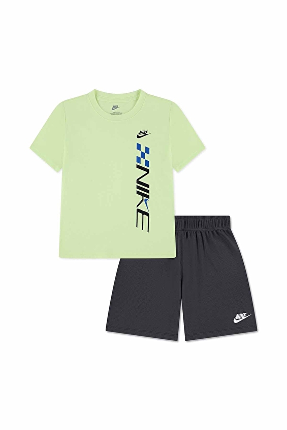 Nike Erkek Çocuk Takım 86N719 Antrasit/yeşil Nike Erkek Çocuk Takım 86N719 Antrasit/yeşil