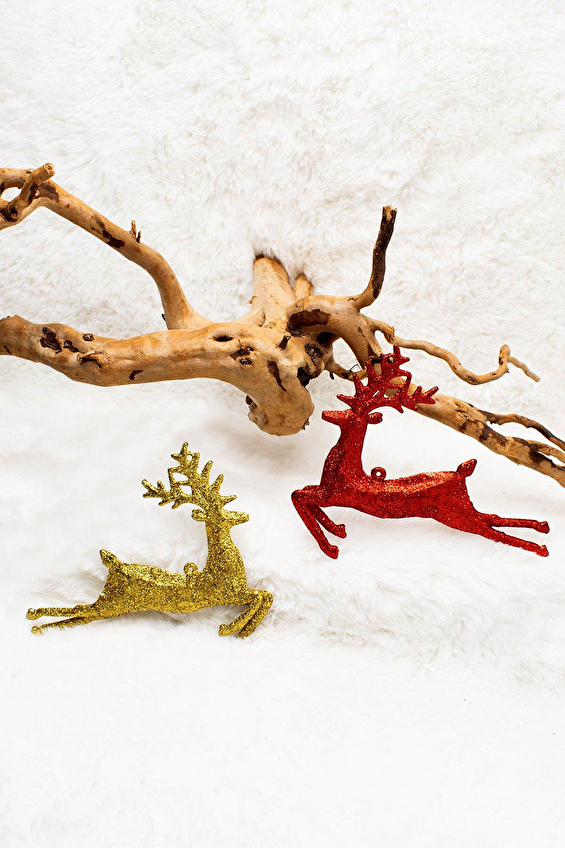 Mistique Home Run Geyik Ağaç Süsü 2'li