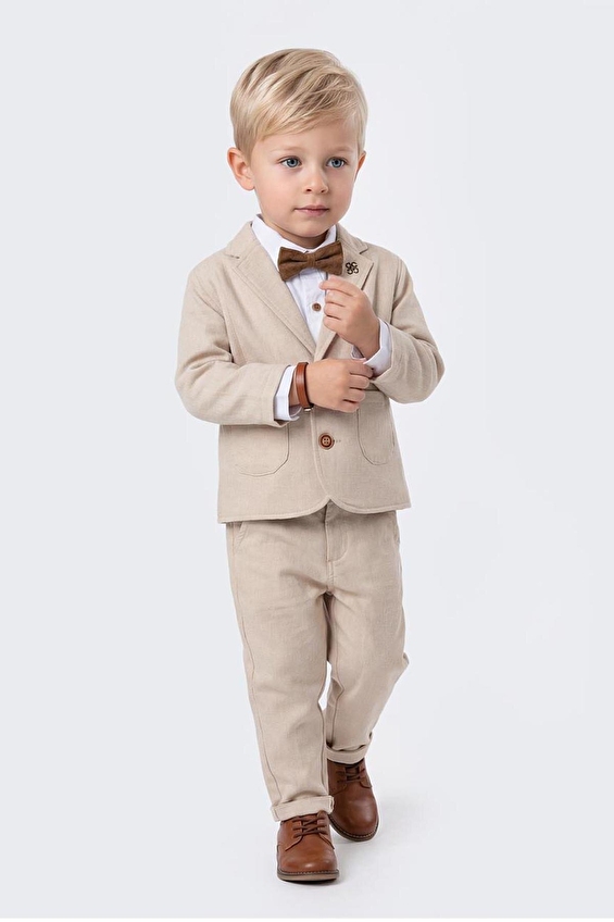 Goldclass Erkek Çocuk Ceketli Takım 4704 Bej Goldclass Erkek Çocuk Ceketli Takım 4704 Bej