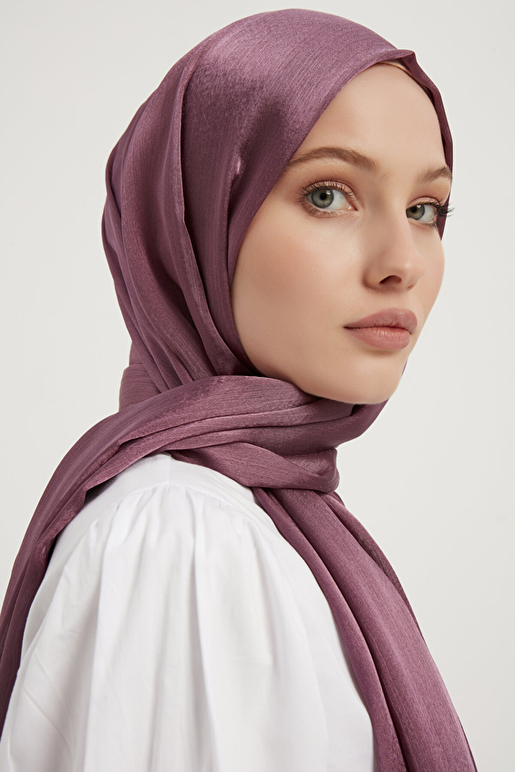 Saless Kadın Şal JANJANLI Gül kurusu Saless Kadın Şal JANJANLI Gül kurusu