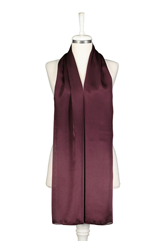 Saless Kadın Şal JANJANLI Mürdüm Saless Kadın Şal JANJANLI Mürdüm