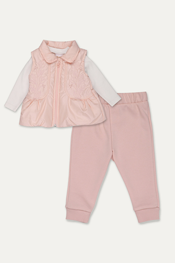 Moonstar Kız Çocuk Elbise 50030 Pudra Moonstar Kız Çocuk Elbise 50030 Pudra