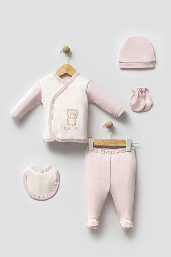 Bipbaby Bebek Bip Baby Set 5'li 78601 Pudra