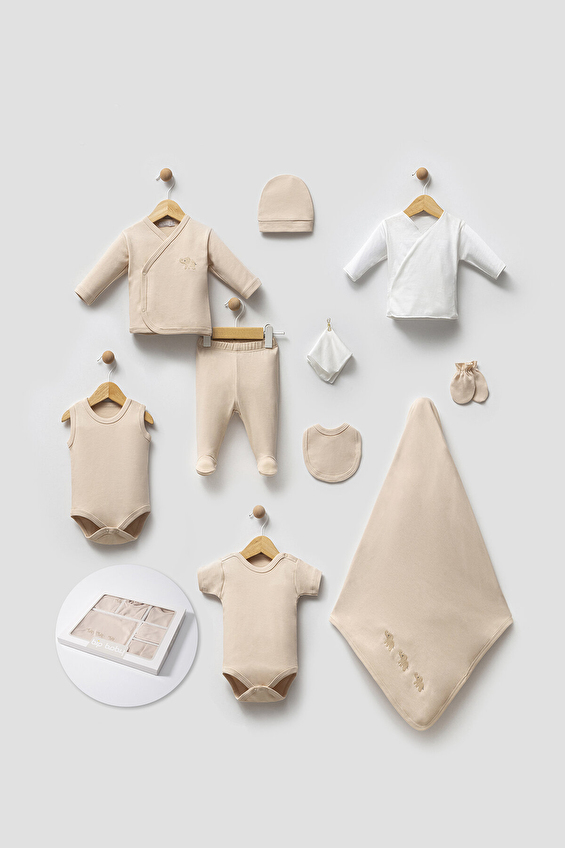 Bipbaby Bebek Bip Baby Set 10'lu 72357 Bej