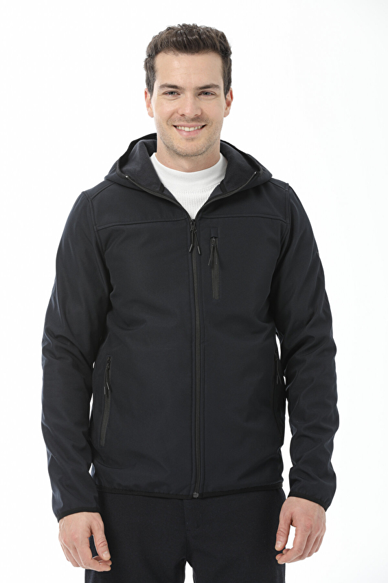 First Company Denim Regular Fit Fermuarlı Kapüşonlu Softshell Erkek Mont 2427104203 Lacivert First Company Denim Regular Fit Fermuarlı Kapüşonlu Softshell Erkek Mont 2427104203 Lacivert