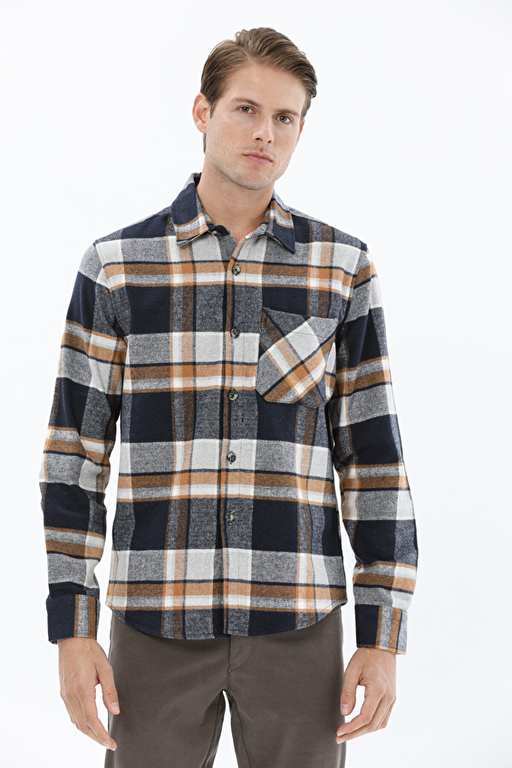 First Company Pamuk Akrilik Karışımlı Kumaş Regular Fit Erkek Gömlek 2420103013 Lacivert First Company Pamuk Akrilik Karışımlı Kumaş Regular Fit Erkek Gömlek 2420103013 Lacivert