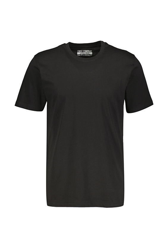 First Company Pamuk- 30/1 Suprem Regular Fit Bisiklet Yaka Kısa Kol Erkek Tişört 2510101002 Siyah First Company Pamuk- 30/1 Suprem Regular Fit Bisiklet Yaka Kısa Kol Erkek Tişört 2510101002 Siyah
