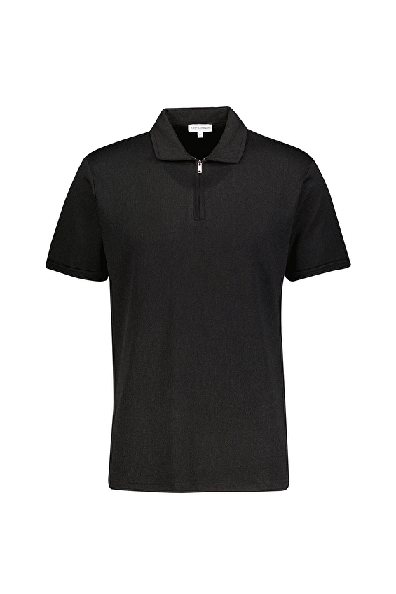 First Company Polo Yaka Regular Fit Kısa Kol Fermuarlı Poliviskon Erkek Tişört 2510101012 Siyah First Company Polo Yaka Regular Fit Kısa Kol Fermuarlı Poliviskon Erkek Tişört 2510101012 Siyah