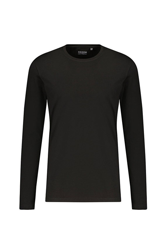 First Company Denim Regular Fit Uzun Kol O Yaka Erkek Sweat 2517108003 Siyah First Company Denim Regular Fit Uzun Kol O Yaka Erkek Sweat 2517108003 Siyah