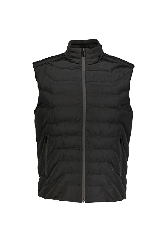 First Company Dik Yaka Regular Fit Erkek Yelek 2520106134 YLK Siyah First Company Dik Yaka Regular Fit Erkek Yelek 2520106134 YLK Siyah