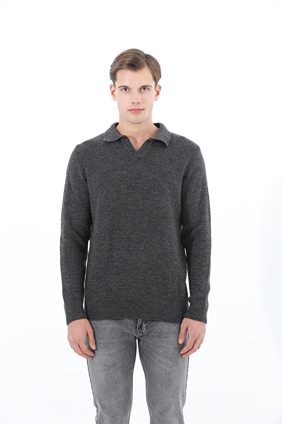 First Company Regular Fit Polo Apaj Yaka Ecrin Kumaş Erkek Trıko 2520110501 Antrasit First Company Regular Fit Polo Apaj Yaka Ecrin Kumaş Erkek Trıko 2520110501 Antrasit