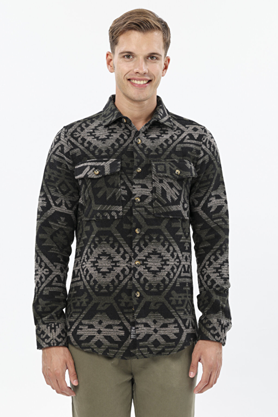 First Company Denim Regular Fit Oduncu Erkek Gömlek 2527102000 Haki First Company Denim Regular Fit Oduncu Erkek Gömlek 2527102000 Haki