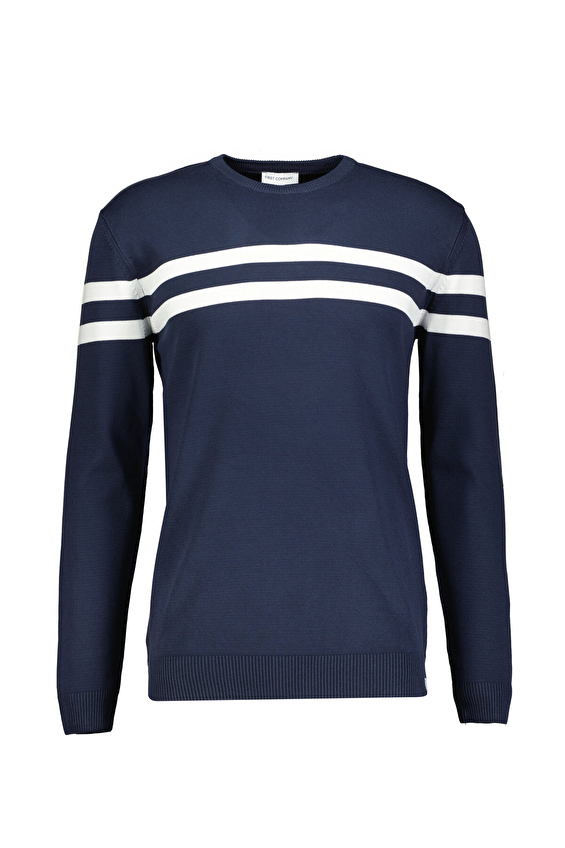 First Company Regular Fit Bisiklet Yaka Erkek Kazak 2520109041 Lacivert First Company Regular Fit Bisiklet Yaka Erkek Kazak 2520109041 Lacivert