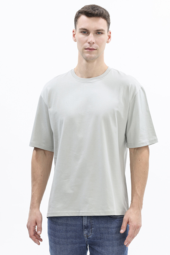 First Company Bisiklet Yaka 16/1 Suprem Loose Fit Erkek Tişört 2520101002 Gri First Company Bisiklet Yaka 16/1 Suprem Loose Fit Erkek Tişört 2520101002 Gri