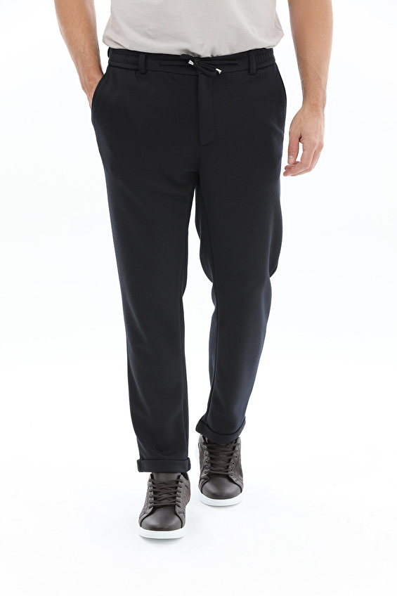 First Company Slim Fit İpli Erkek Pantolon 2520201001 Lacivert First Company Slim Fit İpli Erkek Pantolon 2520201001 Lacivert