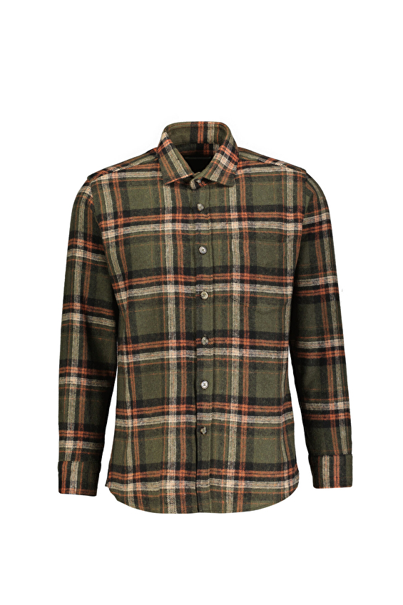 First Company Regular Fit Gömlek Yaka Oduncu Erkek Gömlek 2520103010 Haki First Company Regular Fit Gömlek Yaka Oduncu Erkek Gömlek 2520103010 Haki