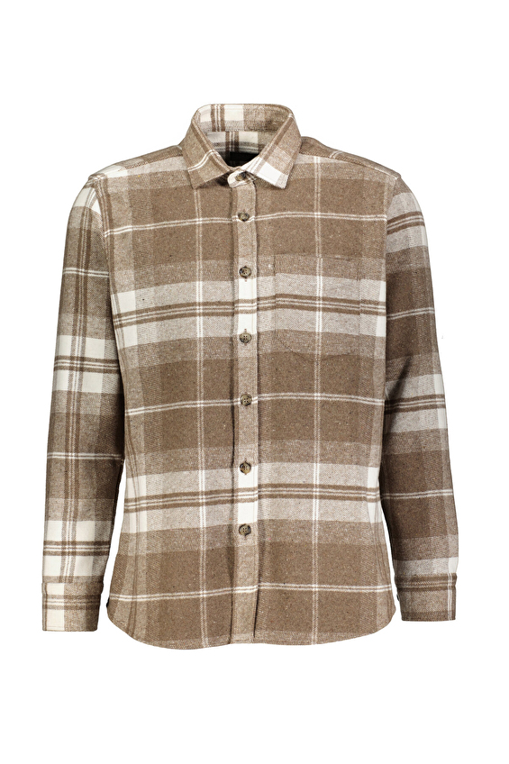 First Company Denim Regular Fit Gömlek Yaka Oduncu Erkek Gömlek 2527103001 Kahve First Company Denim Regular Fit Gömlek Yaka Oduncu Erkek Gömlek 2527103001 Kahve