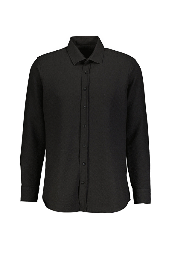 First Company Denim Regular Fit Gömlek Yaka Erkek Gömlek 2527103003 Siyah First Company Denim Regular Fit Gömlek Yaka Erkek Gömlek 2527103003 Siyah