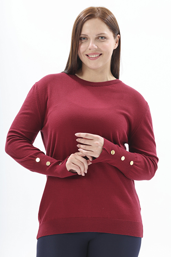 Shefame Kadın Triko 2524BK110762 Bordo Shefame Kadın Triko 2524BK110762 Bordo