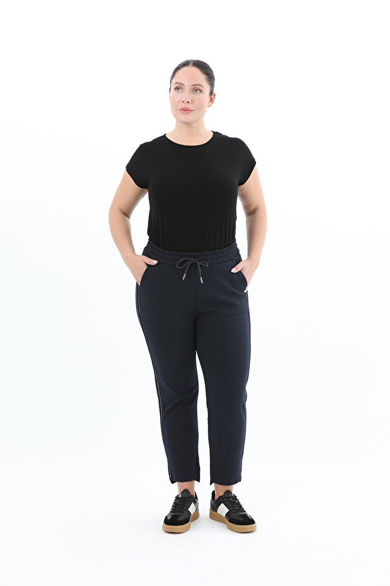 Shefame Kadın Pantolon 2524BK104833 Lacivert Shefame Kadın Pantolon 2524BK104833 Lacivert