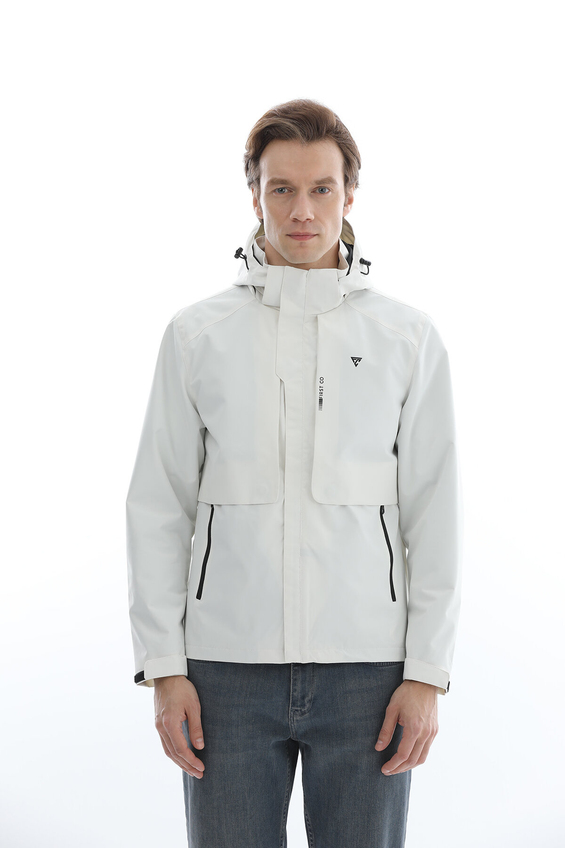 First Company Regular Fit Erkek Mont 2610103000 Beyaz