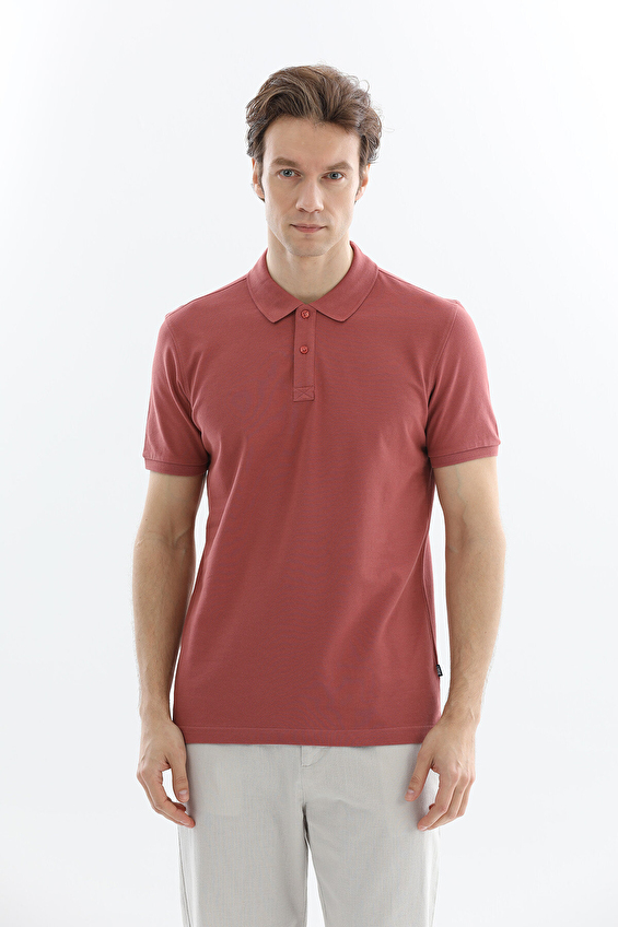 CREW UP Polo Yaka Regular Fit Düğmeli Kısa Kol 28/1 Kompakt Pike Erkek Tişört 2617101030 Gül CREW UP Polo Yaka Regular Fit Düğmeli Kısa Kol 28/1 Kompakt Pike Erkek Tişört 2617101030 Gül