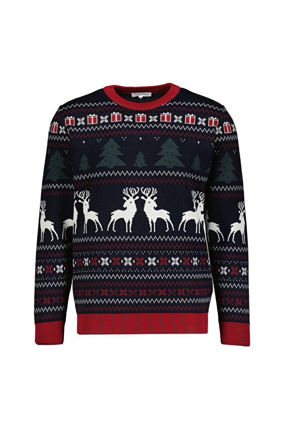 First Company Regular Fit Bisiklet Yaka Akrilik/Yün Erkek Triko 2520110508 Lacivert First Company Regular Fit Bisiklet Yaka Akrilik/Yün Erkek Triko 2520110508 Lacivert