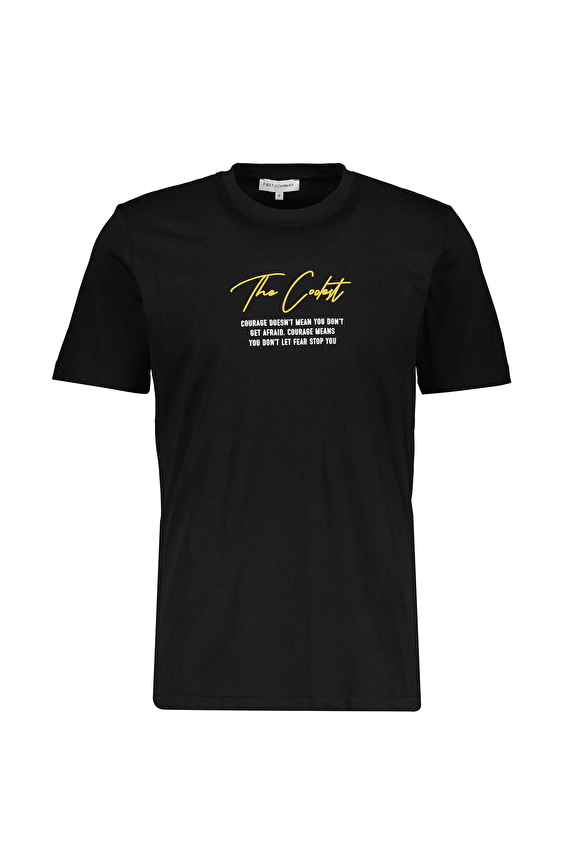 First Company Regular Fit Erkek Tişört 2610101008 Siyah First Company Regular Fit Erkek Tişört 2610101008 Siyah