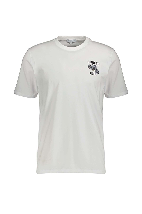 First Company Regular Fit Erkek Tişört 2610101010 Beyaz First Company Regular Fit Erkek Tişört 2610101010 Beyaz