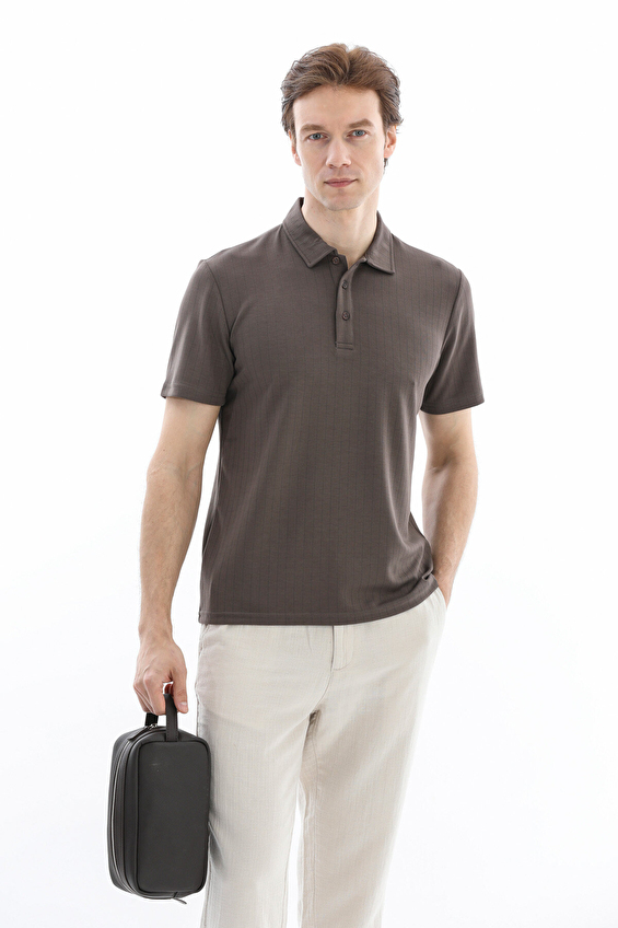 First Company Regular Fit Erkek Tişört 2610101036 Kahve First Company Regular Fit Erkek Tişört 2610101036 Kahve