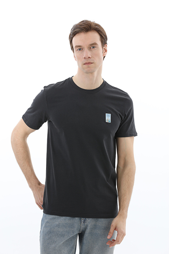 Crew Up Regular Fit O Yaka Süprem Kumaş Erkek Tişört 2617101040 Antrasit Crew Up Regular Fit O Yaka Süprem Kumaş Erkek Tişört 2617101040 Antrasit