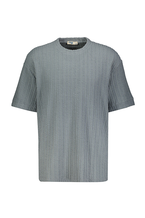 Crew Up Regular Fit Gofre Kumaş O Yaka Erkek Tişört 2617101027 Kuf yeşilı Crew Up Regular Fit Gofre Kumaş O Yaka Erkek Tişört 2617101027 Kuf yeşilı