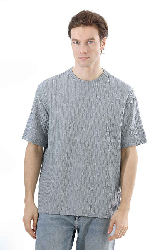 Crew Up Regular Fit Gofre Kumaş O Yaka Erkek Tişört 2617101027 Kuf yeşilı Crew Up Regular Fit Gofre Kumaş O Yaka Erkek Tişört 2617101027 Kuf yeşilı