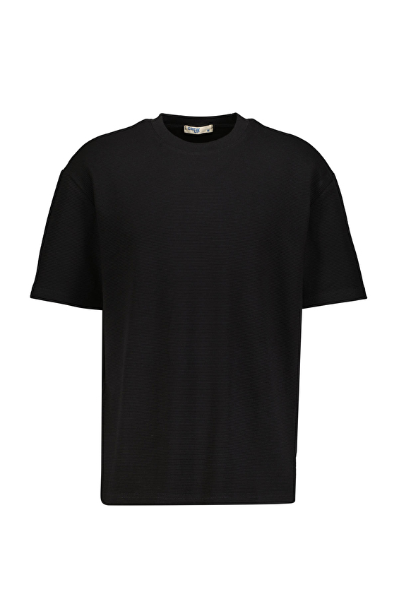 Crew Up Ottoman Kumaş O Yaka Loose Fit Erkek Tişört 2617101033 Siyah Crew Up Ottoman Kumaş O Yaka Loose Fit Erkek Tişört 2617101033 Siyah