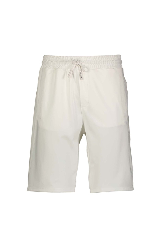CREW UP Slim Fit İpli Erkek Şort 2617205002 Ekru CREW UP Slim Fit İpli Erkek Şort 2617205002 Ekru