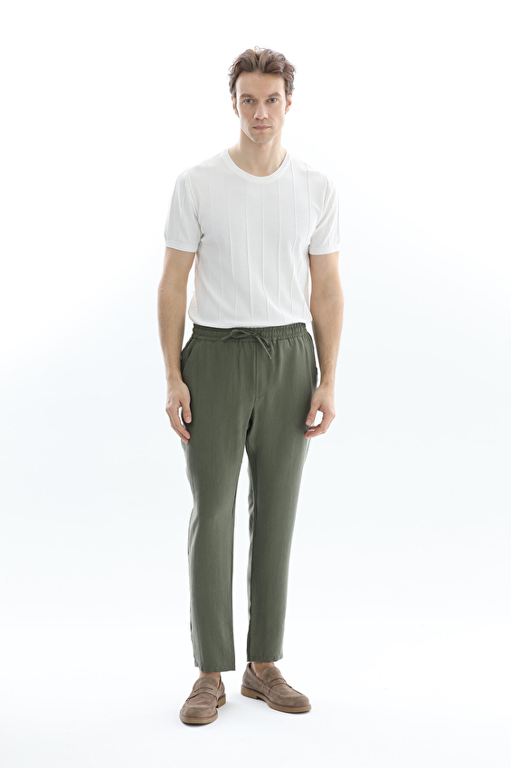 CREW UP Regular Fit İpli Normal Bel Erkek Pantolon 2617202003 Haki CREW UP Regular Fit İpli Normal Bel Erkek Pantolon 2617202003 Haki