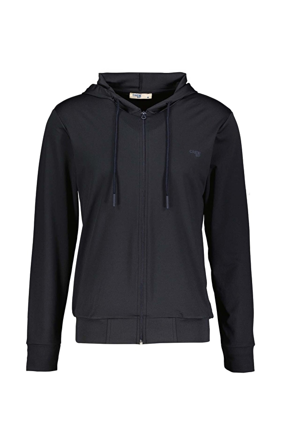 CREW UP Regular Fit Fermuarlı Kapüşonlu Erkek Hırka 2617108001 Lacivert CREW UP Regular Fit Fermuarlı Kapüşonlu Erkek Hırka 2617108001 Lacivert