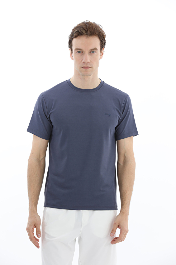 Crew Up Regular Fit Kısa Kol O Yaka Erkek Tişört 2617101052 Indıgo Crew Up Regular Fit Kısa Kol O Yaka Erkek Tişört 2617101052 Indıgo