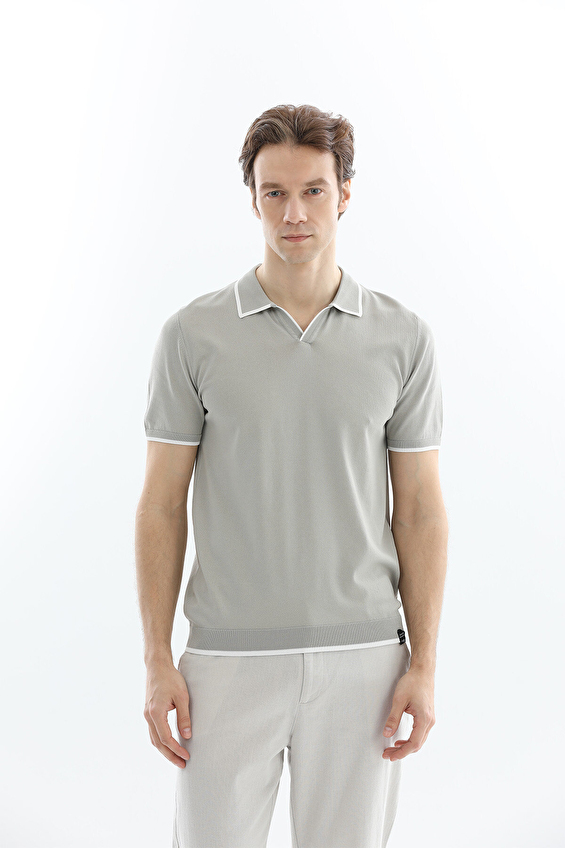 CREW UP Regular Fit Apaj Yaka Kısa Kol Erkek Tişört 2617109002 Taş CREW UP Regular Fit Apaj Yaka Kısa Kol Erkek Tişört 2617109002 Taş