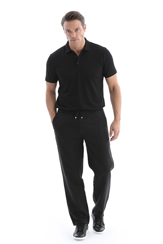 First Company Rahat Kalıp Erkek Pantolon 2610201106 Siyah First Company Rahat Kalıp Erkek Pantolon 2610201106 Siyah